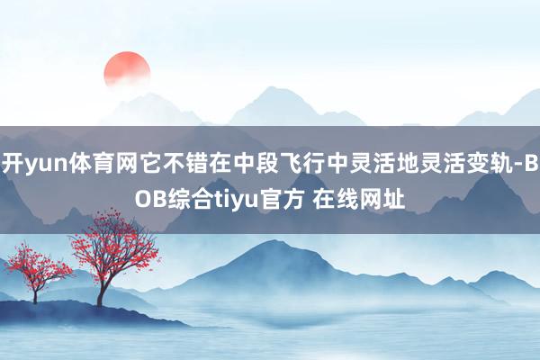 开yun体育网它不错在中段飞行中灵活地灵活变轨-BOB综合tiyu官方 在线网址