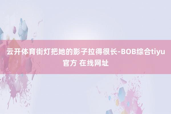 云开体育街灯把她的影子拉得很长-BOB综合tiyu官方 在线网址